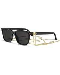 Dior - Petit Cd Rectangular Sunglasses, 53Mm - Lyst