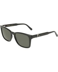 Ferragamo - Solid Rectangular Sunglasses, 55Mm - Lyst