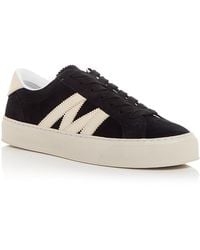 Moncler - Monaco Low Top Sneakers - Lyst
