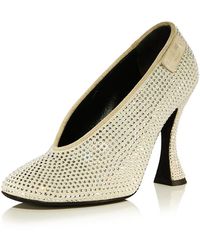 Moschino - Embellished High Heel Pumps - Lyst