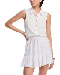 Ramy Brook - Odette Mixed Media Dress - Lyst