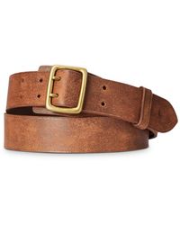 ralph lauren leather belt mens