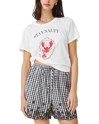 Splendid - Stay Salty Graphic Tee - Lyst
