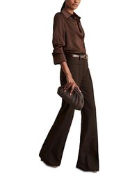 Reiss - Petite Claude Flare Leg Trousers - Lyst