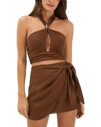 ViX - Vix Luna Halter Top Swim Cover-Up - Lyst