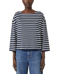 Weekend by Maxmara - Striped Boat Neck Top - Lyst