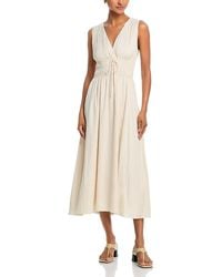 Rails - Lilith Tie Front Midi Dress - Lyst