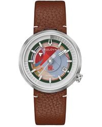 Bulova - Frank Lloyd Wright David And Gladys Wright House Watch, 38Mm - Lyst