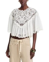 Sea - Sofia Embroidered Top - Lyst