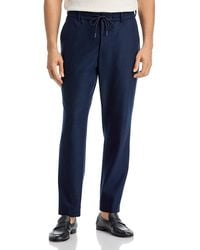BOSS - Perin Tapered Fit Tech Flannel Pants - Lyst