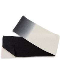Eugenia Kim - Two Tone Dip Dye Rib Knit Merino Wool Scarf - Lyst