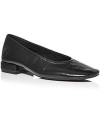 Aqua - Avery Leather Ballet Flats - Lyst