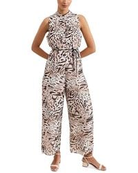 Phase Eight - Lorainne Leopard Print Jumpsuit - Lyst