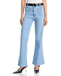 PAIGE - Marlow Skimmer Flared Jeans - Lyst