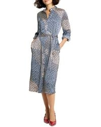 NIC+ZOE - Blair Monogram Mix Shirtdress - Lyst