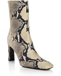 TOTEME - Bar Python Embossed Boots - Lyst