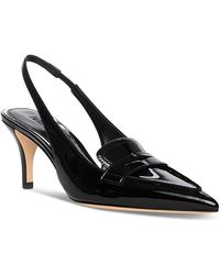PAIGE - Arlette Patent Leather Slingback Pumps - Lyst