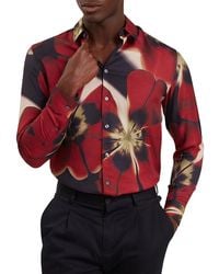 Ted Baker - Phelin Printed Long Sleeve Button Front Shirt - Lyst