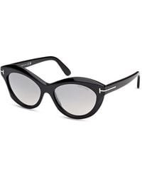 Tom Ford - Toni Oval Sunglasses, 55Mm - Lyst
