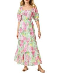 maxi dress with lace insert One Heart Lace Insert Maxi Dress Black