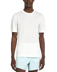 ZEGNA - Oasi Lino Regular Fit Linen Tee - Lyst