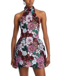 Bronx and Banco - Deirdre Sequinned Halter Dress - Lyst