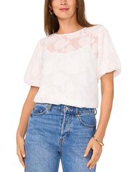 Vince Camuto - Puff Sleeve Blouse - Lyst