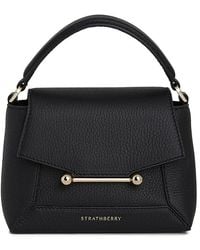 Strathberry - Mosaic Nano Leather Top Handle Bag - Lyst