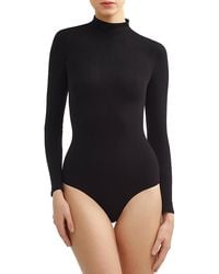 Commando - Long Sleeve Mock Neck Bodysuit - Lyst