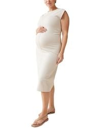 Ingrid & Isabel - Maternity Ruched A Line Knit Dress - Lyst
