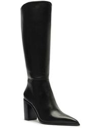 SCHUTZ SHOES - Mikki Up Block Heel Boots - Lyst
