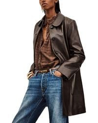 Ba&sh - Madie Leather Coat - Lyst