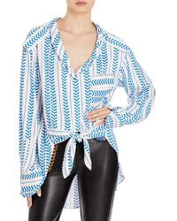 Hellessy Primrose Blazer in Blue Multi/Black main image 1