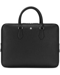 Montblanc Textured-leather Iphone 16 Pro Case in Black for Men | Lyst