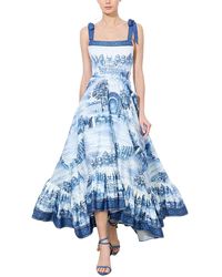 Alice + Olivia - Rosalee Tie Strap Dress - Lyst