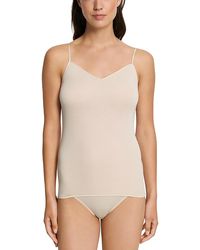 Hanro - Cotton Seamless V-Neck Cami - Lyst