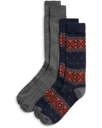 Bloomingdale's The Store At Bloomingdale's Cashmere Blend Socks - Blue