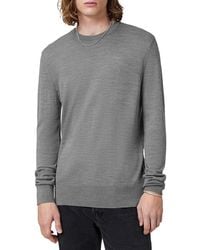 AllSaints - Mode Merino Wool Slim Fit Sweater - Lyst