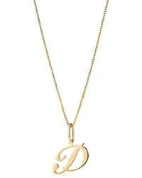 Ana Luisa - Solid Script Letter Necklace - Lyst