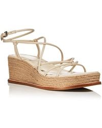 PAIGE - Julia Wedge Sandals - Lyst