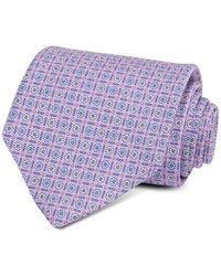 David Donahue - Silk Classic Geometric Pattern Tie - Lyst