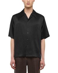Helmut Lang - Boxy Short Sleeve Camp Shirt - Lyst