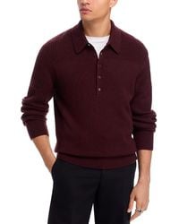 Helmut Lang - Relaxed Fit Block Knit Wool Polo Sweater - Lyst