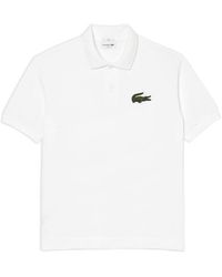 Lacoste - Loose Fit Logo Polo - Lyst