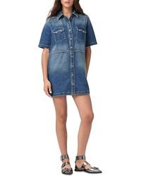 AllSaints - Rock Denim Dress - Lyst