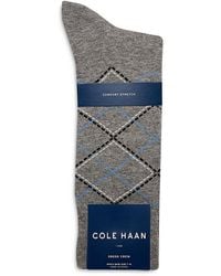 Cole Haan - Argyle Crew Dress Socks - Lyst