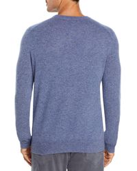 Bloomingdale's The Store At Bloomingdale's Cashmere V - Neck Sweater - Blue