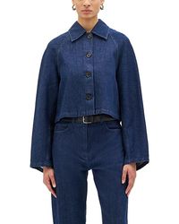 Another Tomorrow - Denim Blouson - Lyst