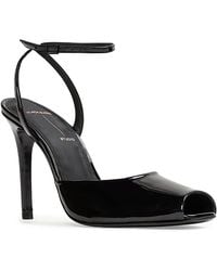 Black Suede Studio - Square Toe Sandals - Lyst
