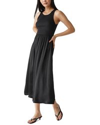 Michael Stars - Bridgette Mixed Media Tank Dress - Lyst